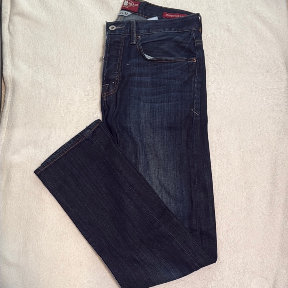 Men's Dark Blue Lucky Brand Jeans Heritage Slim Fit